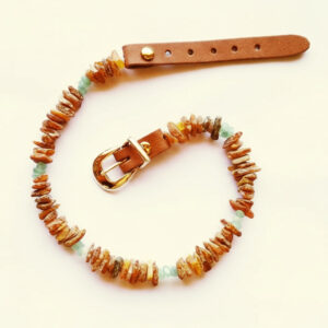 <p style="text-align:center;"><span style="color: #046923;">Collari Antiparassitari in Ambra Baltica</span> 9 Collare ambra avventurina